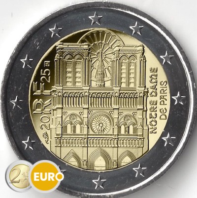 2 Euro Frankreich 2025 - Notre Dame von Paris UNZ