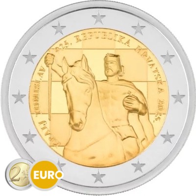 2 Euro Kroatien 2025 - 1100 Jahre Kroatien UNZ