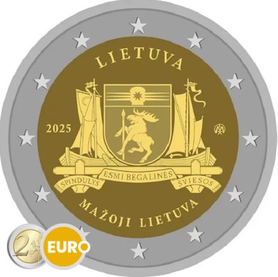 2 Euro Litauen 2025 - Mažoji Lietuva UNZ