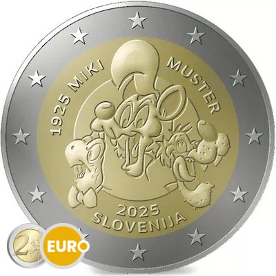 2 Euro Slowenien 2025 - Miki Muster UNZ