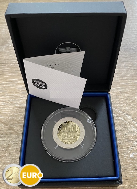 2 Euro Frankreich 2025 - Notre Dame von Paris PP