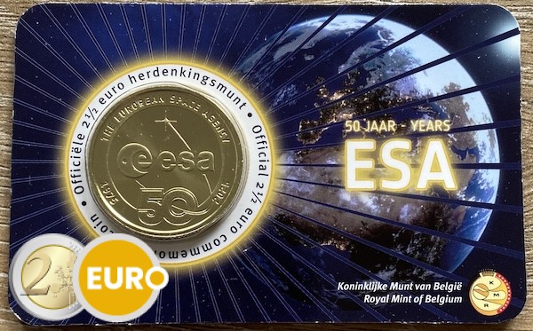 2,50 Euro Belgien 2025 - ESA Stgl. Coincard NL