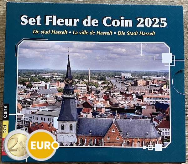 Série euro BU FDC Belgique 2025 Hasselt