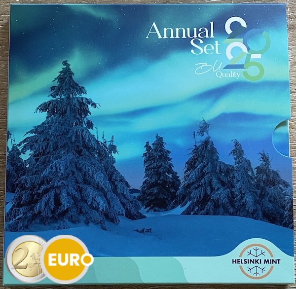 Série euro BU FDC Finlande 2025 Nature finlandaise