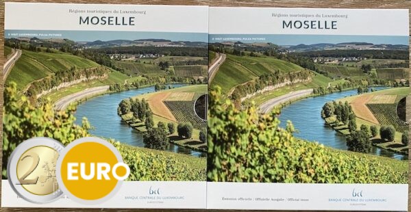 KMS Stgl. Luxemburg 2025 Mosel + 2 Euro Henri + 2 Euro Schuman-Erklärung Foto