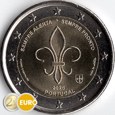 2 euro Portugal 2025 - Scouts en Jeugdbewegingen UNC