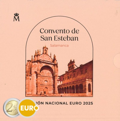 KMS Spanien 2025 Stgl. + 2 Euro Salamanca