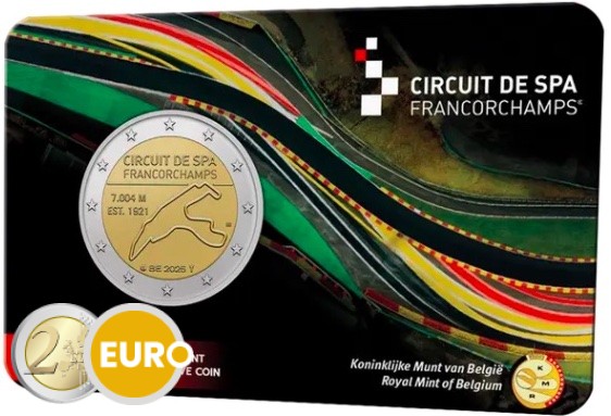 2 Euro Belgien 2025 - Spa-Francorchamps Stgl. Coincard NL