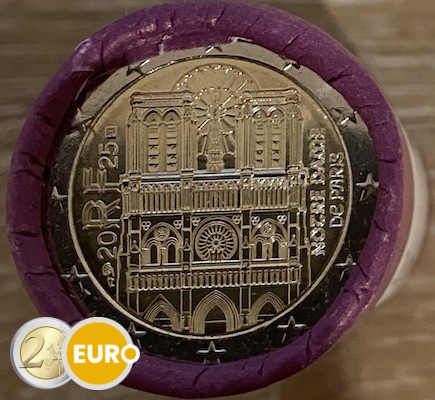 Rouleau 2 euros France 2025 - Notre Dame de Paris UNC