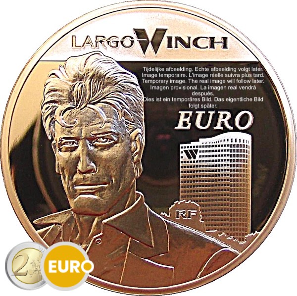 5 Euro Belgien 2025 - Largo Winch Stgl. Coincard Farbig