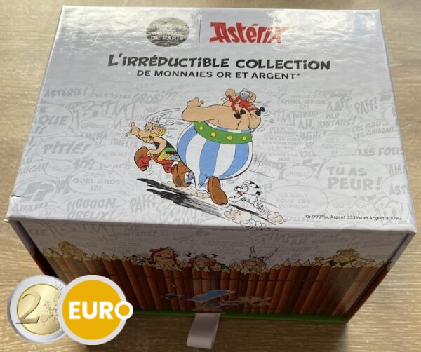 9 x 10 euro + 2 x 50 euro France 2022 - Asterix UNC Silver in blister - wave 1 + collector box