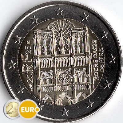 2 Euro Frankreich 2025 - Notre Dame von Paris UNZ