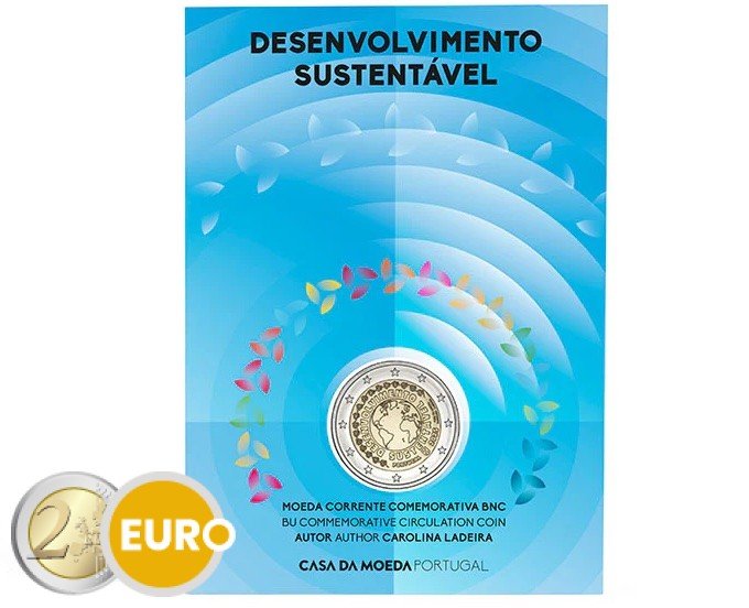2 Euro Portugal 2025 - Nachhaltige Entwicklung Stgl. Coincard