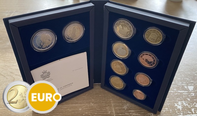 KMS PP San Marino 2025 + 2 x 2 Euro Heilige Jahr Michelangelo