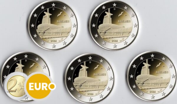 2 Euro Deutschland 2026 - ADFGJ Bremen – Klimahaus UNZ