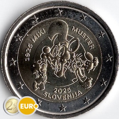 2 Euro Slowenien 2025 - Miki Muster UNZ