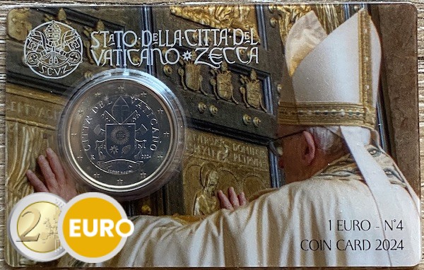 1 Euro Vatikan 2024 Coincard nr 04