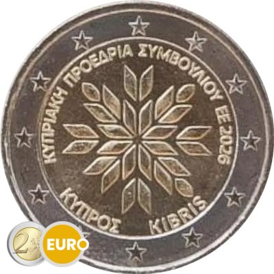2 Euro Zypern 2026 - EU-Ratspräsidentschaft UNZ
