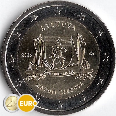 2 Euro Litauen 2025 - Mažoji Lietuva UNZ