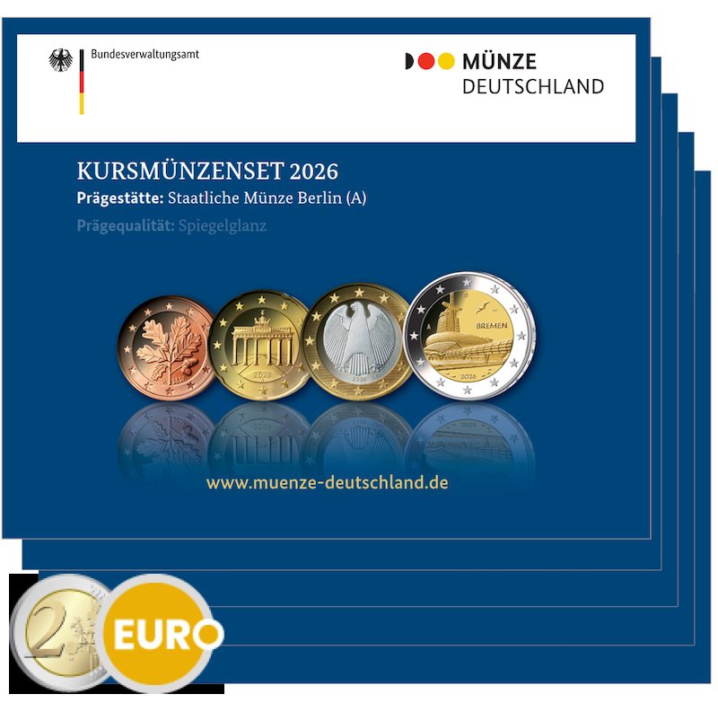 KMS Deutschland 2026 ADFGJ PP + 2 Euro Bremen