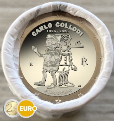 Rolle 2 Euro Italien 2026 - Carlo Collodi Pinocchio
