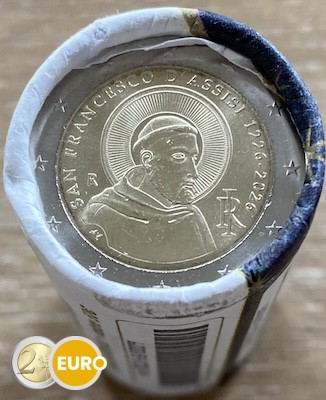 Rolle 2 Euro Italien 2026 - Franz von Assisi