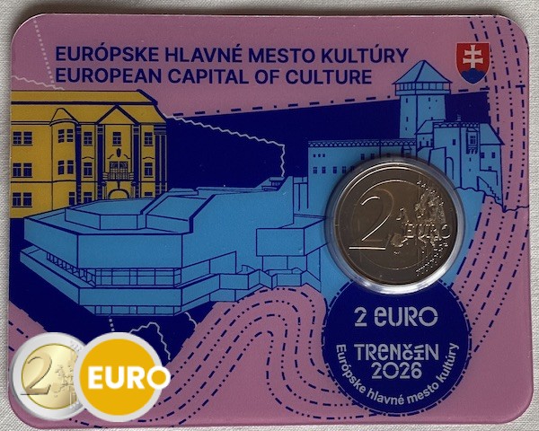 2 Euro Slowakei 2026 - Trenčín Stgl. Coincard