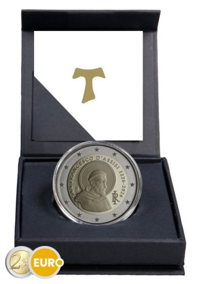 2 Euro Italien 2026 - Franz von Assisi Reverse Proof PP