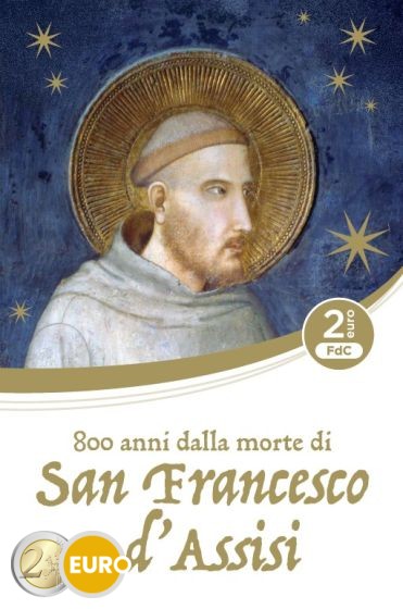2 Euro Italien 2026 - Franz von Assisi Stgl. Coincard