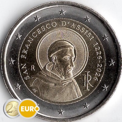 2 Euro Italien 2026 - Franz von Assisi UNZ