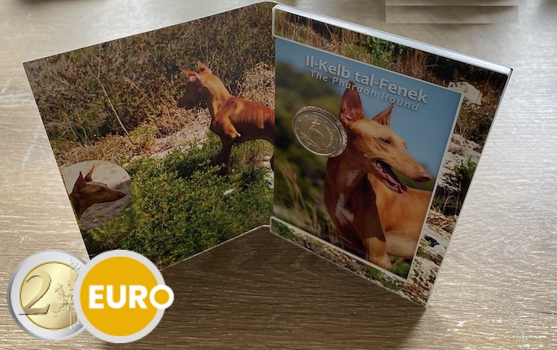 2 Euro Malta 2026 - Pharaonenhund Stgl. Coincard