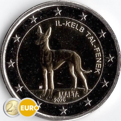 2 Euro Malta 2026 - Pharaonenhund UNZ