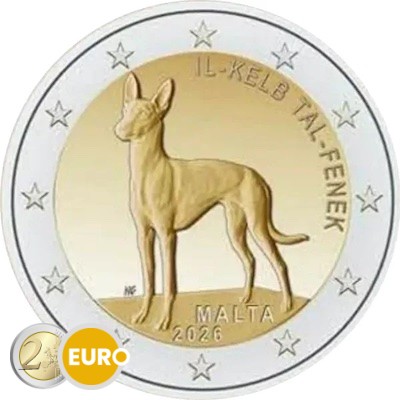 2 Euro Malta 2026 - Pharaonenhund PP