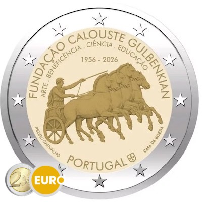 2 Euro Portugal 2026 - Calouste Gulbenkian UNZ