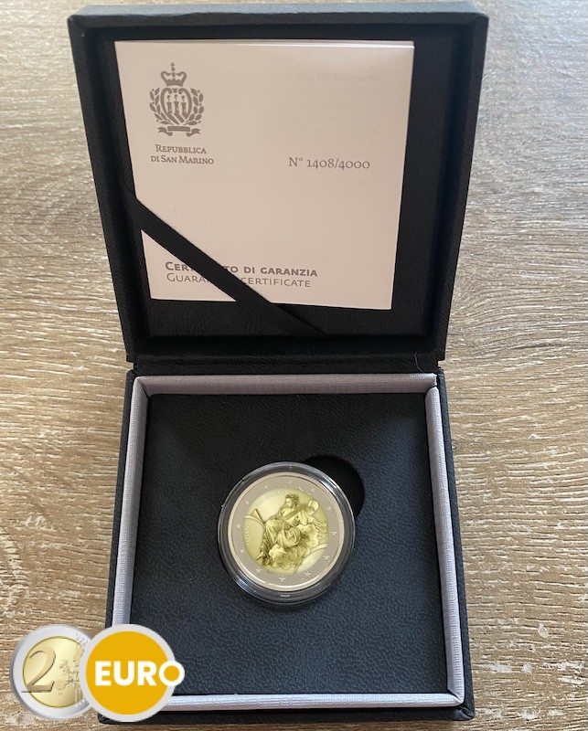 2 Euro San Marino 2026 - Tizian Tiziano Vecellio Reverse Proof PP