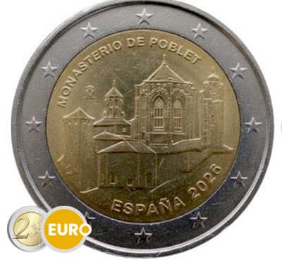 2 Euro Spanien 2026 - Kloster Poblet UNZ