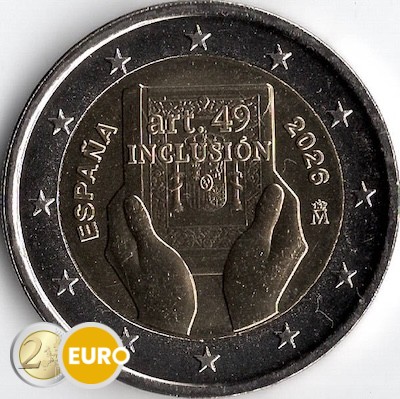 2 Euro Spanien 2026 - Inklusion UNZ