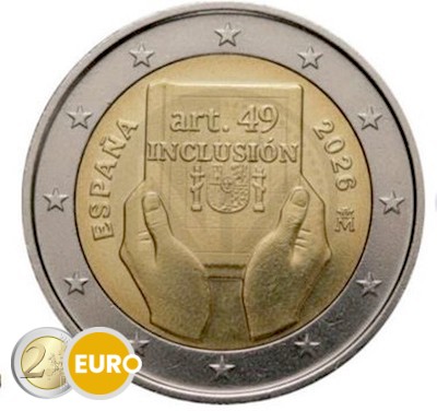 2 Euro Spanien 2026 - Inklusion UNZ