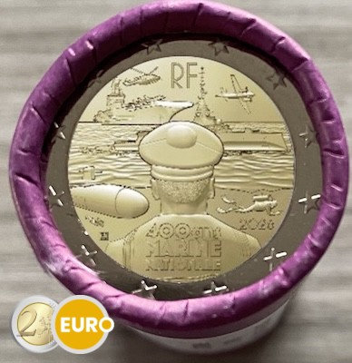 Rolle 2 Euro Frankreich 2026 - Französischen Marine
