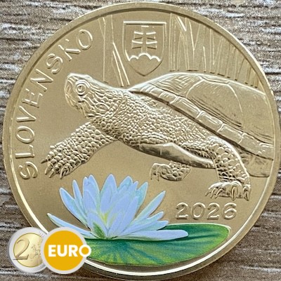 5 Euro Slowakei 2026 - Europäische Sumpfschildkröte UNZ