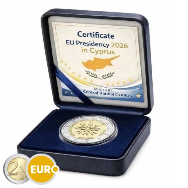 2 Euro Zypern 2026 - EU-Ratspräsidentschaft PP