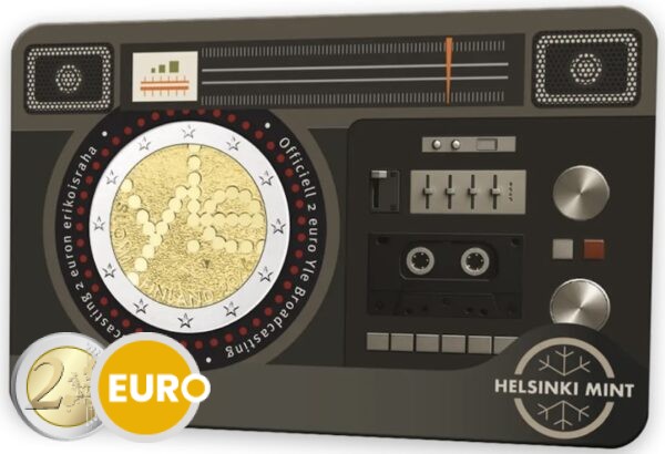 2 Euro Finnland 2026 - Finnischer Rundfunk Yleisradio Stgl. Coincard FI / SE