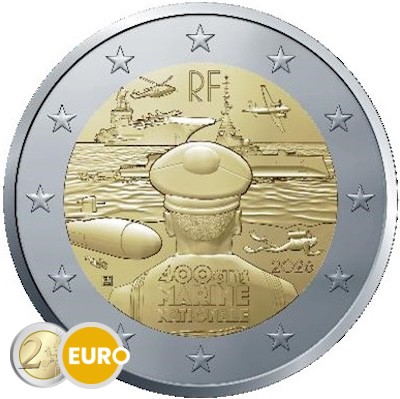 2 Euro Frankreich 2026 - Französischen Marine UNZ