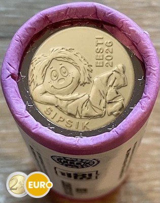 Rolle 2 Euro Estland 2026 - Sipsik