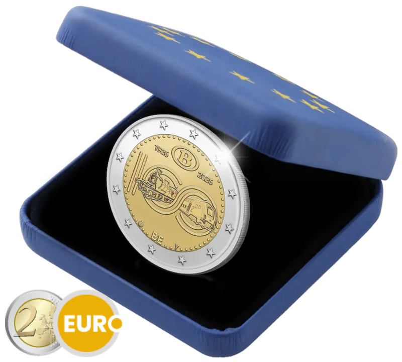 2 Euro Belgien 2026 - NMBS / SNCB PP