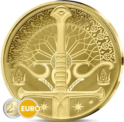 5 Euro Frankreich 2026 - Der Herr der Ringe PP Gold Narsil Andúril