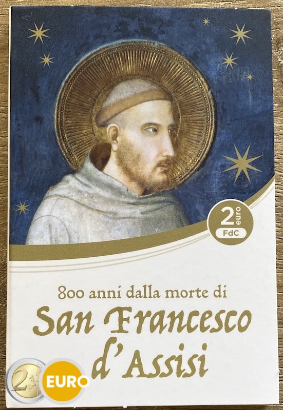 2 Euro Italien 2026 - Franz von Assisi Stgl. Coincard