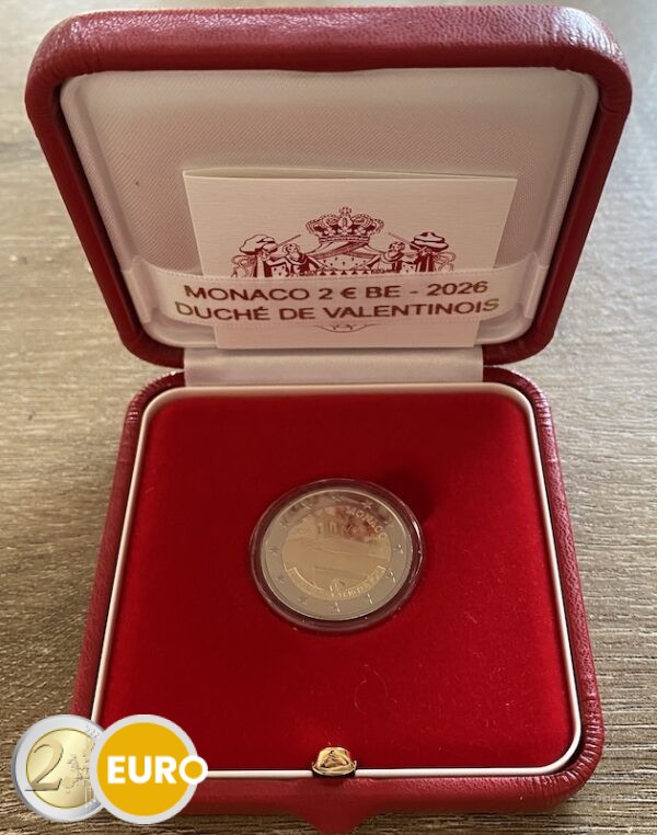 2 euro Monaco 2026 - Duchy of Valentinois BE Proof