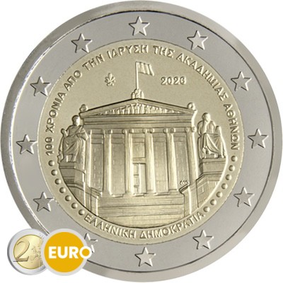 2 Euro Griechenland 2026 - Akademie von Athen UNZ