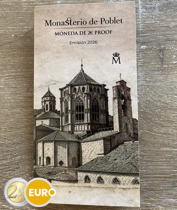 2 euro Spain 2026 - Poblet Monastery BE Proof